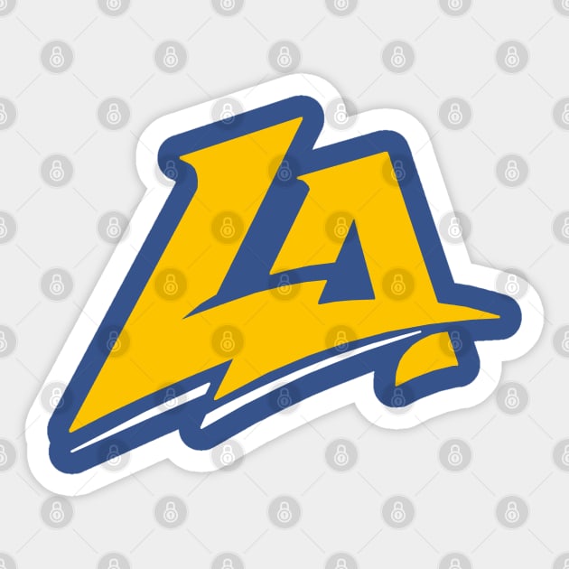 Los Angeles Rams Football Design Sticker by FanSwagUnltd